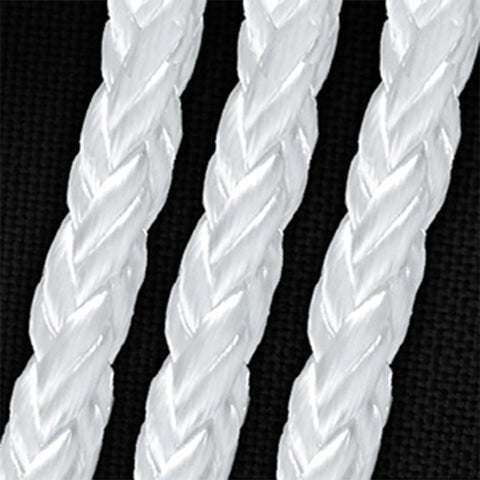 BRAIT NYLON 1/2in WHt 8 plait